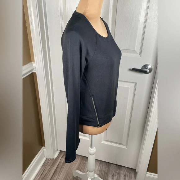 Calia XS Effortless Zipper Caviar‎ Black Pullover - Picture 7 of 12